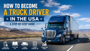 How to Become a Truck Driver in the USA: A Step-by-Step Guide