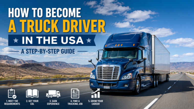 How to Become a Truck Driver in the USA: A Step-by-Step Guide